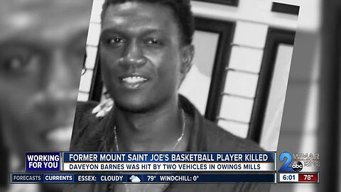 Former Mount Saint Joseph basketball player struck, killed in Owings Mills