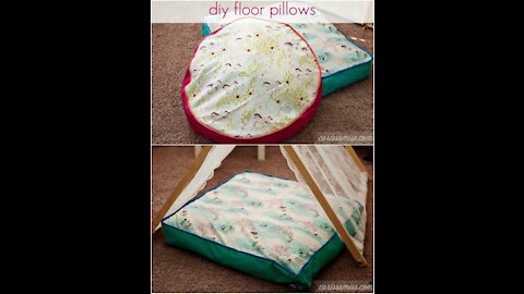 DIY Floor Pillows