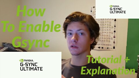 How to enable G sync (Step by Step + Explanation)