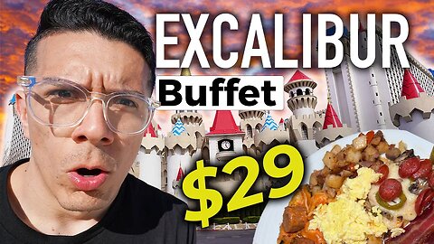 Is the Excalibur Buffet in Las Vegas WORTH Your Money? - CHEAPEST BUFFET