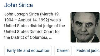 John Joseph Sirica (March 19, 1904 – August 14, 1992)