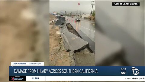 Parts of Southern California feel impact of Hilary