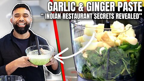How To Make Garlic & Ginger Paste at Home 2023 - Indian Restaurant Secrets Revealed