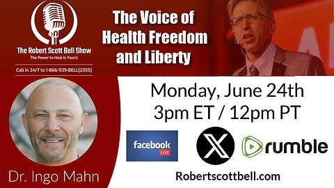 Healer Within, Repurposed meds, Cicuta Virosa, Dr. Ingo Mahn, Sleep Apnea, Autism toxic exposures, Nicotine Patches - The RSB Show 6-24-24