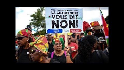 Guadeloupe contre la vaccination obligatoire