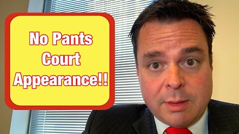 Real Attorney Reacts To No Pants Court Appearance!