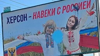 Херсон: "Своих не бросаем - Россия здесь навсегда.."