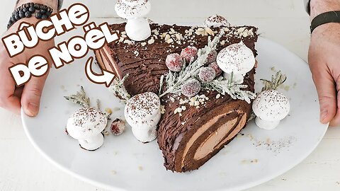 Christmas Yule Log Cake Recipe (Bûche De Noël)