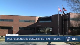 Independence reestablishes health department