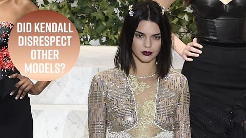 Kendall defends her comments against other models