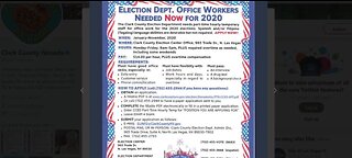 Election department hiring