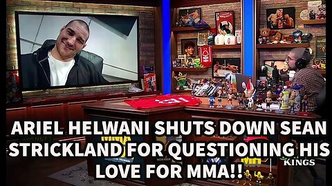 ARIEL HELWANI SHUTS DOWN SEAN STRICKLAND FOR QUESTIONING HIS LOVE FOR MMA!!!