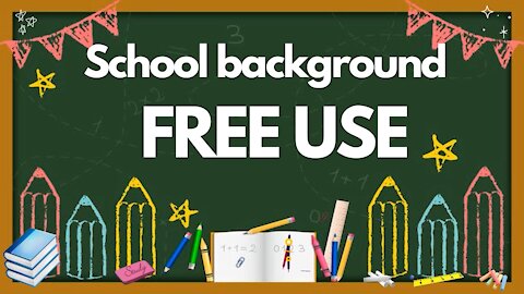 Back to School - blackboard - school background - vipkids - free background - free use