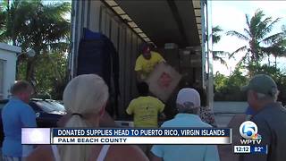 Supplies collected in South Florida headed to Puerto Rico, U.S. Virgin Islands