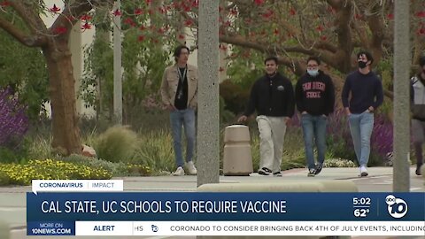 CSU, UC schools to require COVID19 vaccine