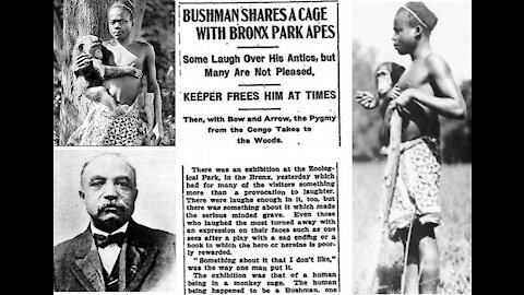 OTA BENGA KIDNAPPED BY A CHRISTIAN PARADED IN A ZOO