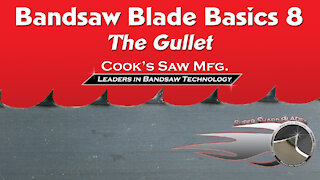 Sawmill Bandsaw Blade Basics 8 - The Gullet
