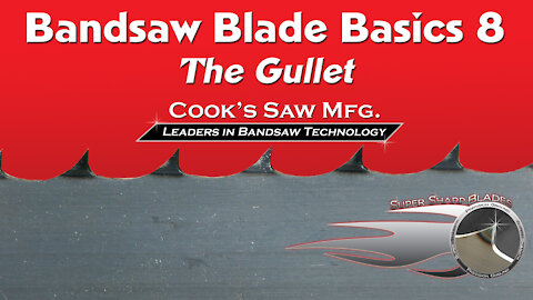 Sawmill Bandsaw Blade Basics 8 - The Gullet