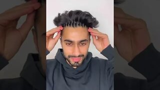 Messy Curtain Hairstyle with Sea Salt Spray | Men's Hair #shorts #hair