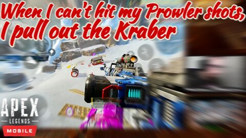 When I can't hit my Prowler shots, I pull out the Kraber😂🙌🏻