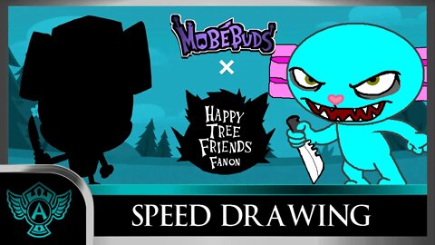Speed Drawing: Happy Tree Friends Fanon - Evil Baddy | Mobebuds Style