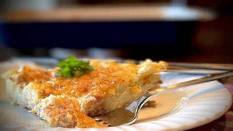 Hearty 4-ingredient breakfast casserole recipe