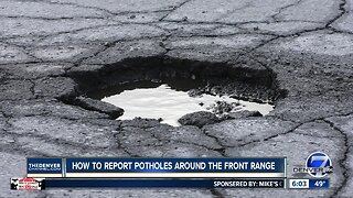 How to report potholes around the Front Range