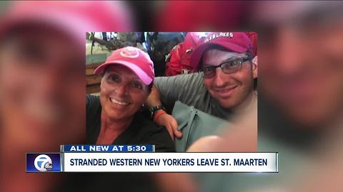 Stranded Western New Yorkers leave St. Maarten