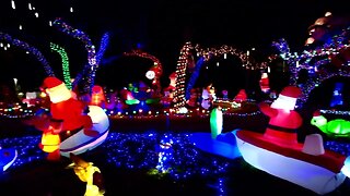 Memory Lane Christmas Lights Display 2022