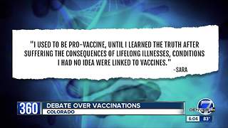 Debate over vaccinations