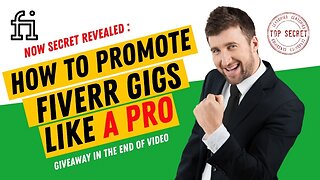 HOW TO PROMOTE FIVERR GIG AND GET MORE ORDERS