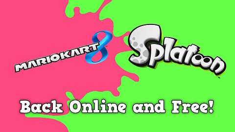 Splatoon and Mario Kart 8 Back Online