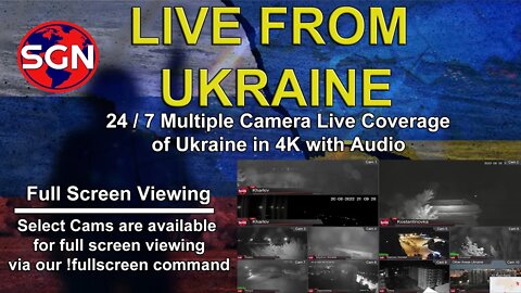 Live From Ukraine - Multiple Camera Coverage from Ukraine in 4K with Audio