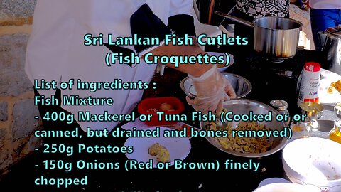 Sri Lankan Fish Cutlets Croquettes Tasty Food Cooking Recipe Australia