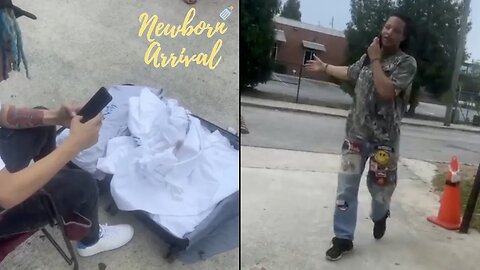 T.I.'s Son Domani Pulls Up On Younger Brother King Who's Selling T-Shirts In A Parking Lot! 👕