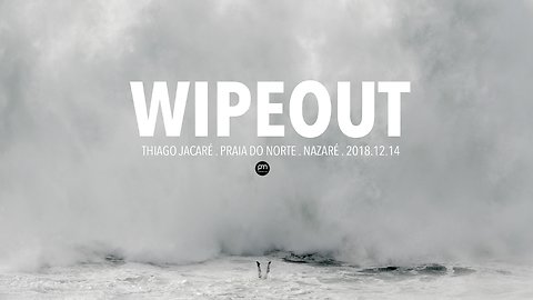 Wipeout . Thiago Jacaré . Raw Footage @ Nazaré, Portugal - 2018.12.14