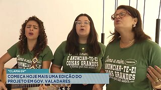 "Clama GV": Começa hoje mais uma edição do projeto em Gov. Valadares.