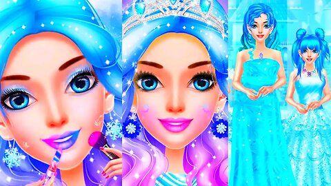 Ice princess makeup salon game/face and hair spa/girl games/salon games/princess games @TLPLAYZYT