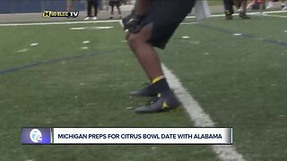 Michigan players talk about facing Alabama in Citrus Bowl