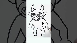 Easy and fun tutorial on how to draw and paint Black from Roblox #shorts