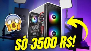 O MELHOR PC GAMER BARATO POR 3500 REAIS NO BRASIL PARA FAZER LIVES! (custo beneficio)