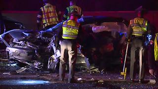 Two hurt in head-on wrong-way crash on Interstate 90 in Bratenahl overnight