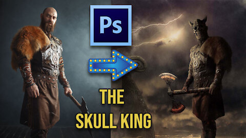 How I Created The Skull King - Photoshop (Fictional Characters)