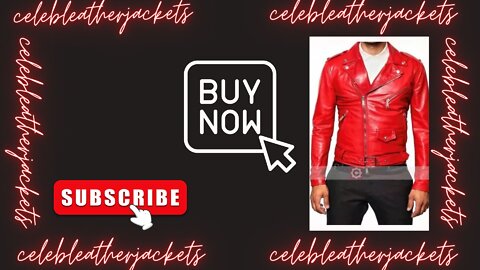 Cafe Racer || Vintage Classic || Red Motorcycle Leather Jacket