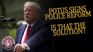 Trump Signs POLICE REFORM Executive Order