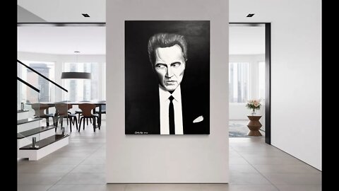 Christopher Walken by Curtis Roy ~ Original Painting on Canvas