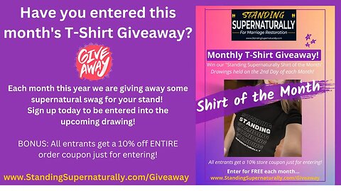 March T-Shirt Giveaway