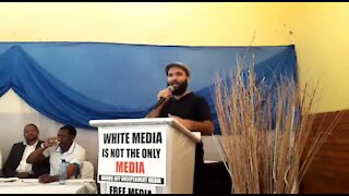 SOUTH AFRICA - Johannesburg - Support for Sekunjalo Independent Media (videos) (PbW)