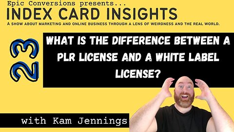 What is the difference between a PLR license and a White label license?