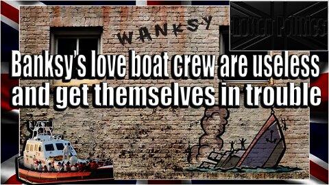Rottens short shorts--Banksy's boat gets in trouble,Oh dear!